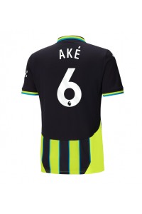 Fotbalové Dres Manchester City Nathan Ake #6 Venkovní Oblečení 2024-25 Krátký Rukáv